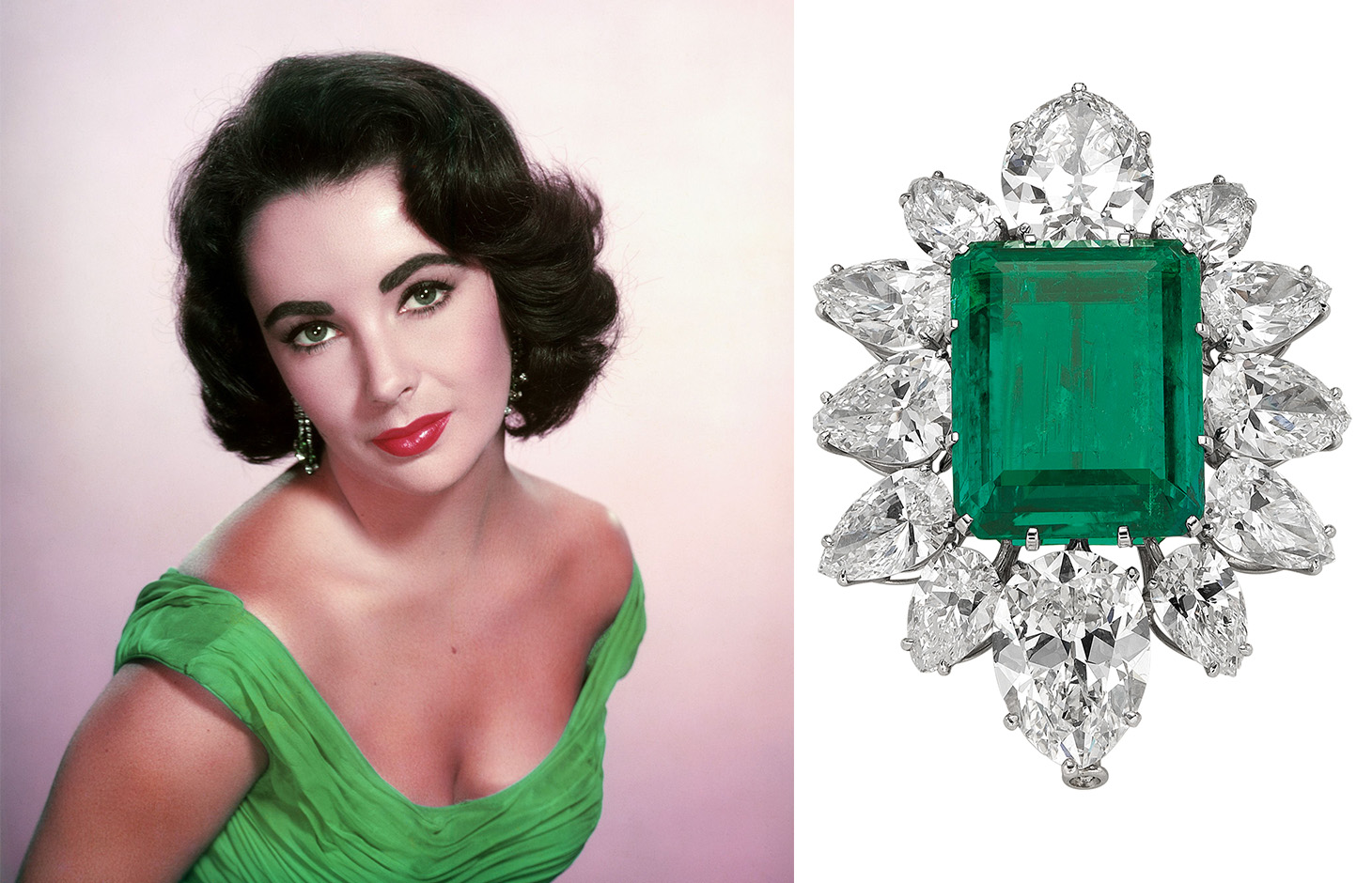 Elizabeth Taylor Jewellery Emeralds